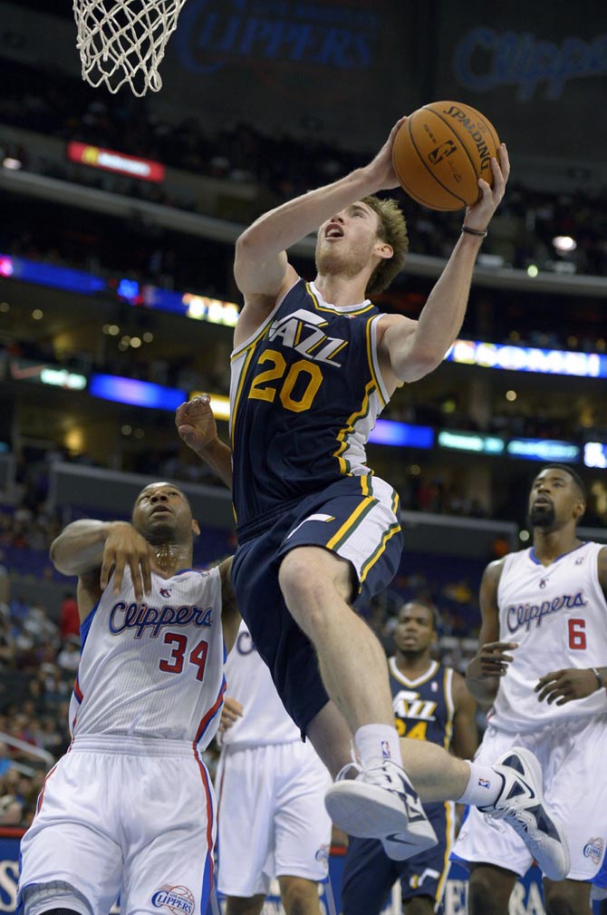 gordon hayward #20 blue jers